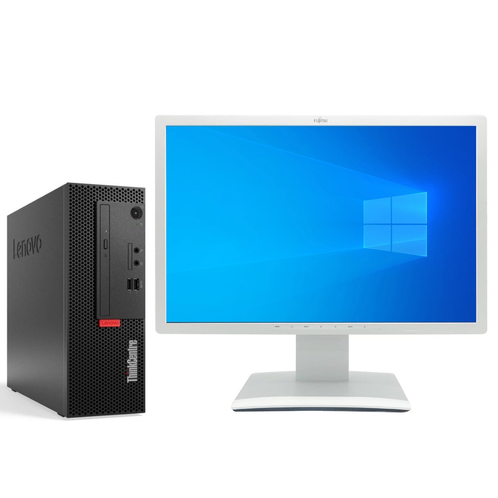 中古lenovo ThinkCentre M710e10UR-001QJPデスクトップパソコンセット（Core i5-7400 / Windows 10 64bit ）