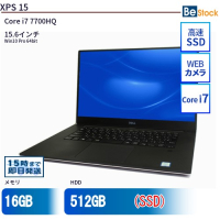 XPS15【中古】- 第7世代 Core i7 7700HQ / 16GB / 512GB SSD / 15.6インチ 4Kディスプレイ（Intel Core i7 7700HQ / Windows 10 Pro 64bit ）