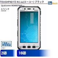 Panasonic TOUGHPAD FZ-N1au(エーユー) Black（Qualcomm MSM8974AB (2.3GHz) / Android 6 ）