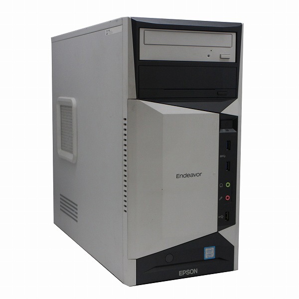  EPSON Endeavor JM8300 Desktop PC with Core i5-10500, 16GB Memory, 256GB SSD, and 500GB HDD x 2 (Used)（Core i5-10500 / Windows 11 64-bit ）