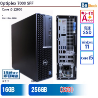 Optiplex7000SFF 中古 Win11 Pro Core i5 12600 16GB 256GB SSD（Core i5 12600 (3.3GHz) / Win11 Pro 64bit ）