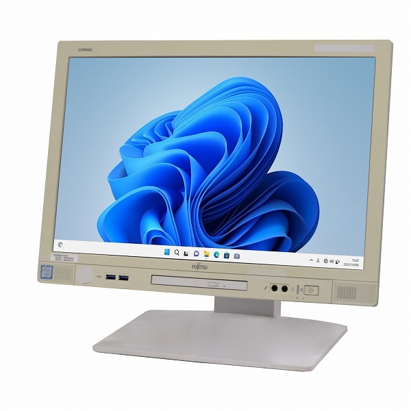 富士通ESPRIMOK558/T 19インチ液晶一体型パソコン 中古 Core i5-8500T 8GBメモリー SSD256GB Windows11 64bit（Core i5-8500T / Windows 11 64bit ）