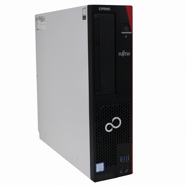 富士通ESPRIMOD588/T デスクトップパソコン Core i5-8500 8GBメモリー SSD250GB DVDマルチ 中古（Core i5-8500 / Windows 11 64bit ）