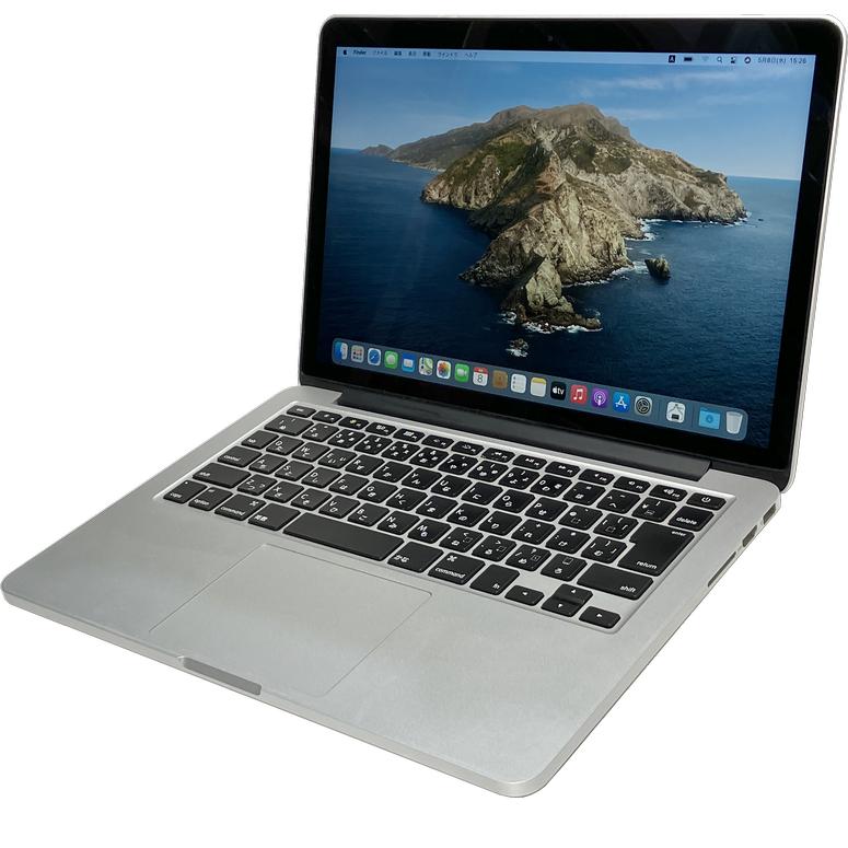 中古Apple MacBook Pro (Retina, 13-inch, Late 2013)（Core i5-4258U / macOS X 10.15 Catalina ）