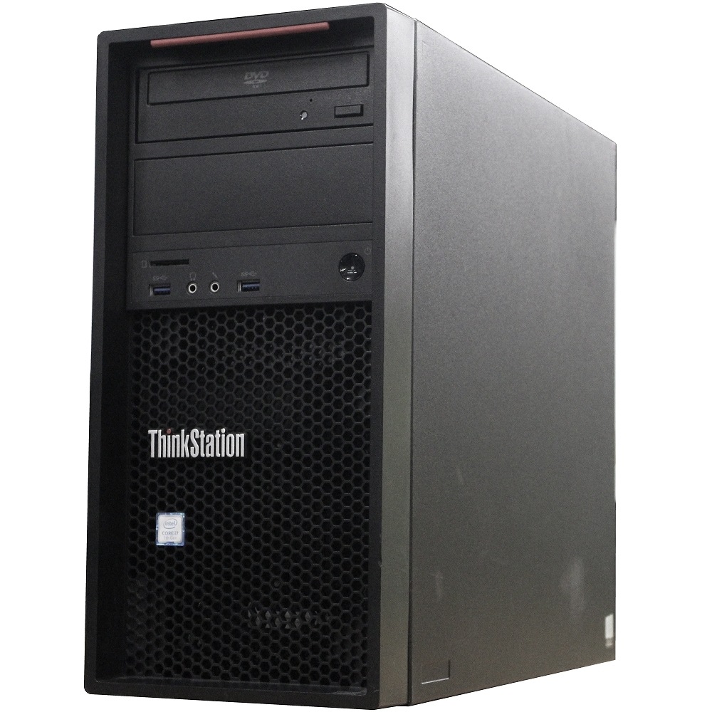 中古lenovo ThinkStation P320 Tower デスクトップパソコン（Intel Core i7-7700 / OSなし (No OS) ）