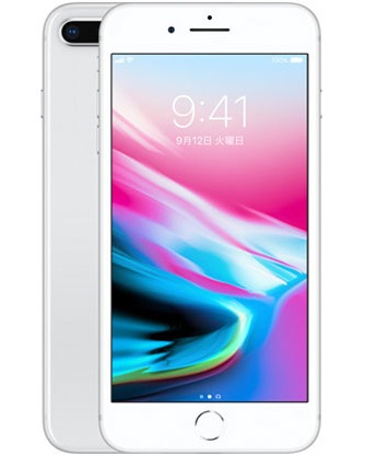 中古　Appledocomo(SIMロック解除済み)iPhone8Plus 64GB モデルMQ9L2J/A（シルバー色）（ /  ）