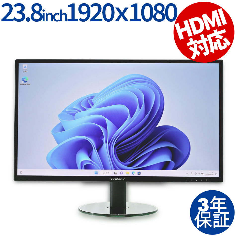 VIEWSONIC VA2419-SMH モニター 23.8インチ 1920x1080 内蔵スピーカー付き（ /  ）