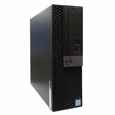 中古 DELLOPTIPLEX7050SFF デスクトップパソコン, Core i5-7500搭載, メモリー8GB, SSD128GB+HDD500GB（Core i5-7500 / Windows 10 64bit ）