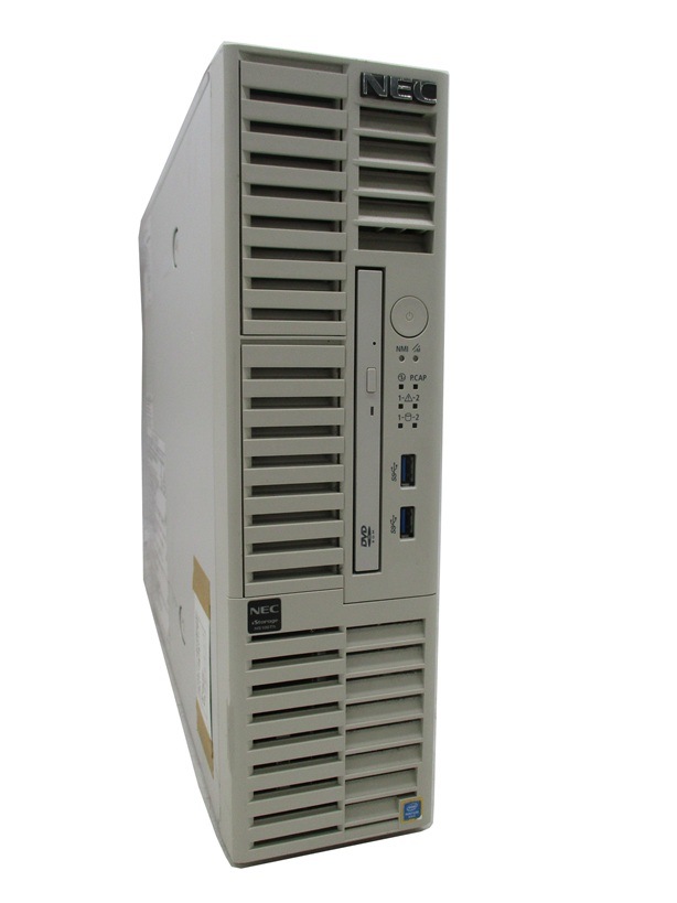 NECiStorageNS100Th(NF8100-234Y) 中古 単体 PentiumG4560 メモリ24GB HDD1TBx2（Pentium G4560 / Not included ）