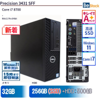 Precision3431SFF 中古デスクトップPC（Core i7 8700 (第8世代) / Windows 11 Pro 64bit ）