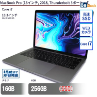 MacBookPro(13インチ,2018,Thunderbolt3ポートx4)【中古】（Core i7(2.8GHz) / Mac OS 10.15 ）