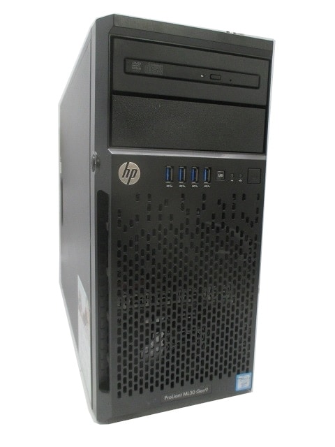 hpML30Gen9 XeonE3-1220v5 メモリ32GB HDD600GBx3 中古サーバー（XeonE3-1220v5 / OS無 ）