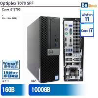 Optiplex7070SFF【中古】（Core i7 9700 (9th Gen) / Windows 11 Pro 64bit ）