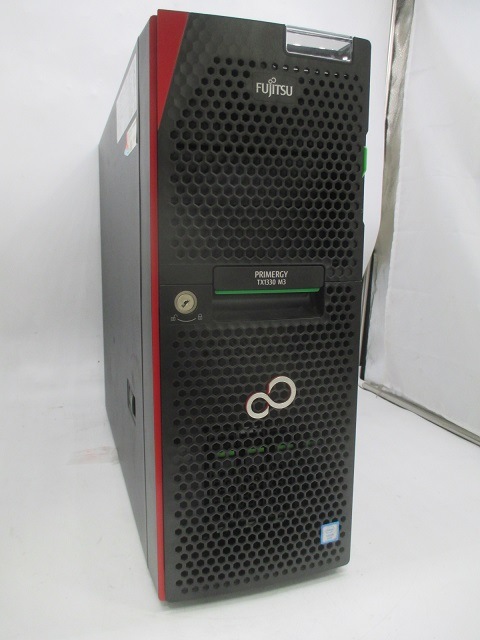 富士通PRIMERGYTX1330M3（XeonE3-1220v6、メモリ32GB、HDD600GBx3）（XeonE3-1220v6 / 無 ）