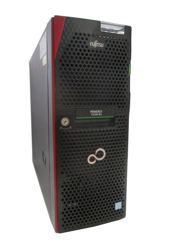 富士通PRIMERGYTX1330M3（XeonE3-1220v6/メモリ20GB/HDD600GBx3）（Xeon E3-1220v6 / OS無 ）