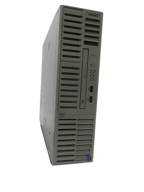 東芝MAGNIAC1300eTN8100-2299WST(1920666) Desktop PC with Pentium G4400, 8GB Memory, 2TB HDD x 2 (単体, OS無)（Pentium G4400 / 無 (No specific operating system mentioned) ）