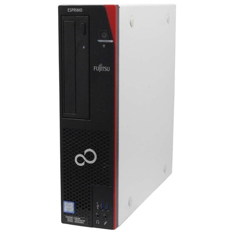 富士通ESPRIMO D588/V デスクトップパソコン (Windows 11, Core i5-8500, 8GBメモリー, SSD128GB+HDD500GB)（Core i5-8500 / Windows 11 ）