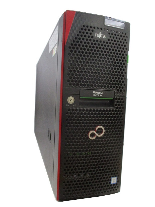 富士通PRIMERGYTX2550M4  XeonGOLD5118x2 CPU, 480GBx5 SSD, 72GB メモリ搭載 サーバー単体（XeonGOLD5118x2 / OS無 ）