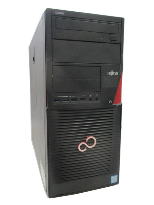 富士通CELSIUSW550(CELW06009) XeonE3-1245v5 メモリ16GB ビデオボードQuadroK2000（Xeon E3-1245v5 / OS無 ）