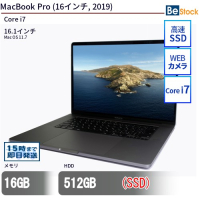 MacBookPro(16インチ,2019)【中古】（Core i7(2.6GHz) / Mac OS 11.7 ）