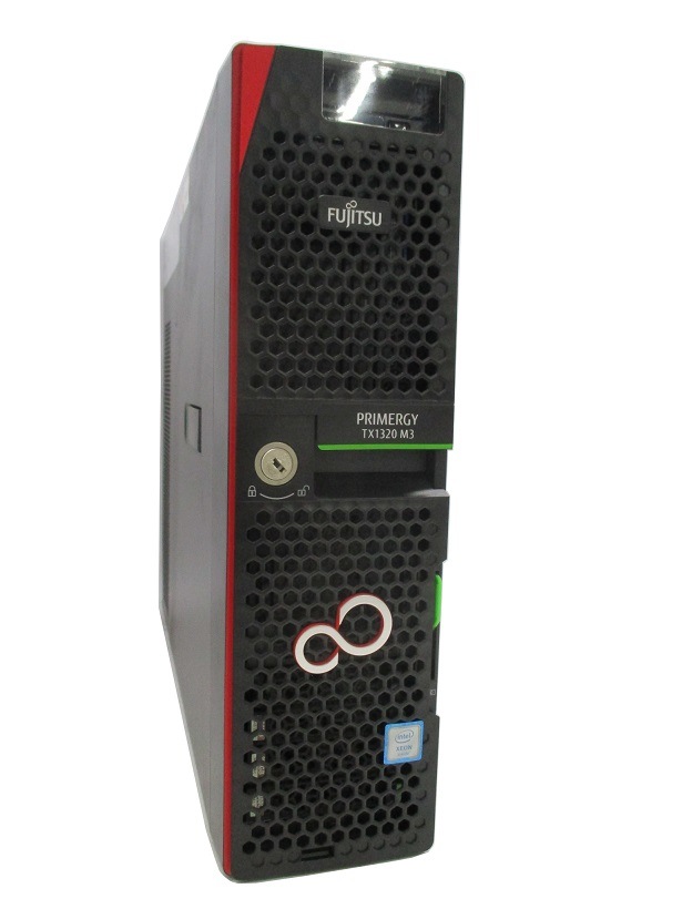 富士通PRIMERGYTX1320M3（XeonE3-1230v6, メモリ24GB, HDD300GBx3）（XeonE3-1230v6 / OS無 ）
