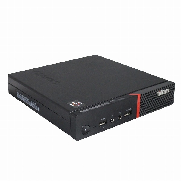 中古 Lenovo ThinkCentre M715q10VG-CT01WW デスクトップパソコン（Ryzen3 / Windows 10 64bit ）