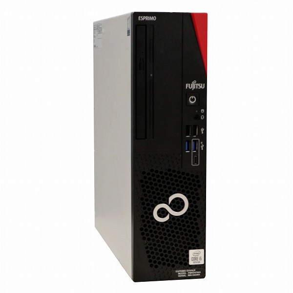 富士通ESPRIMOD7010/E Corei5-10500 メモリー8GB SSD500GB+HDD500GB デスクトップパソコン 中古（Corei5-10500 / Windows1164bit ）
