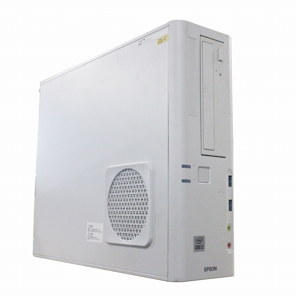 EPSON Endeavor JA997 デスクトップパソコン i3-10100 8GB SSD500GB+HDD500GB 中古（Core i3-10100 / Windows 11 64bit ）